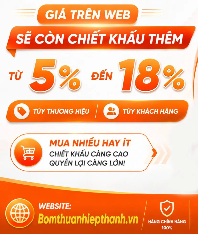 Khuyến mãi máy bơm